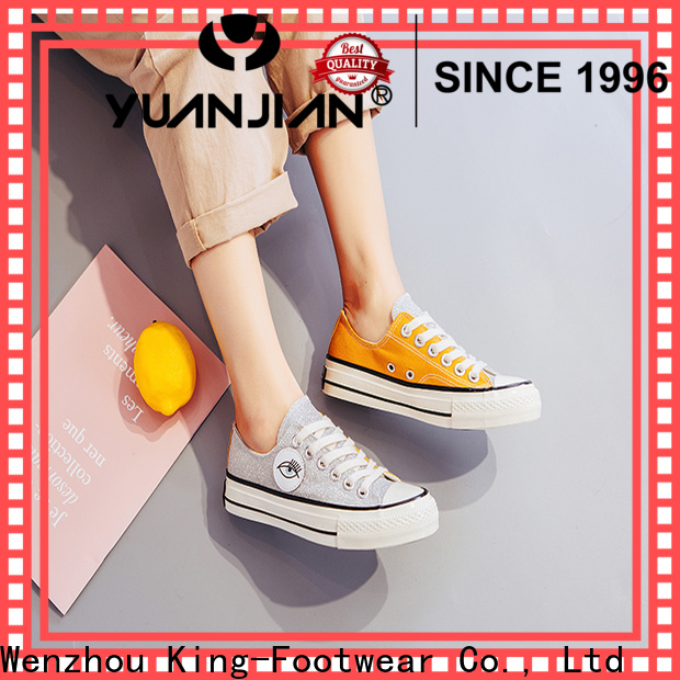 King-Footwear vulcanized sneakers supplier for occasional wearing