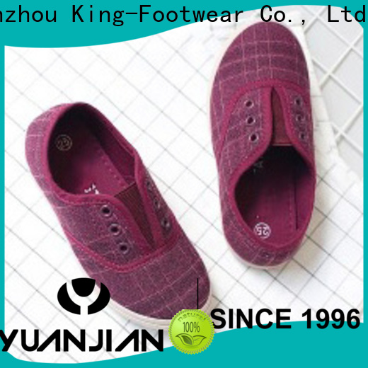 King-Footwear fashion canvas shoes promotion for working
