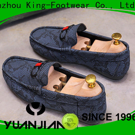 King-Footwear mens canvas slip on shoes manufacturer for travel