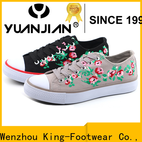 King-Footwear good quality comfortable canvas shoes manufacturer for travel