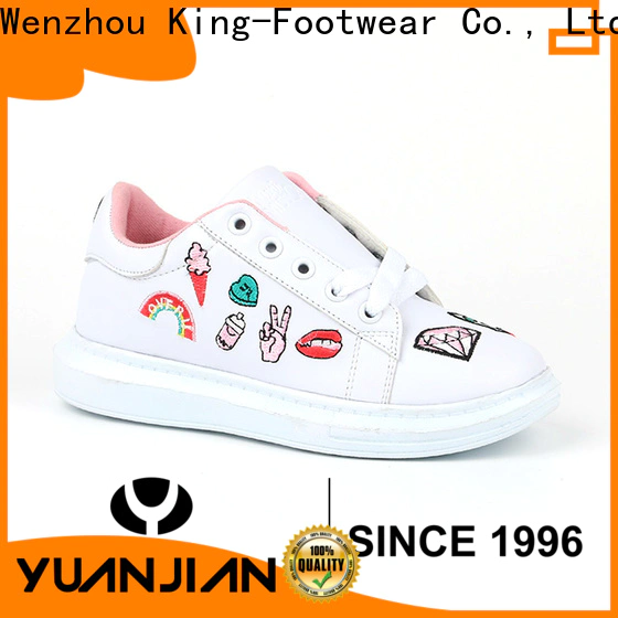 King-Footwear durable embroidery sneaker directly sale for men