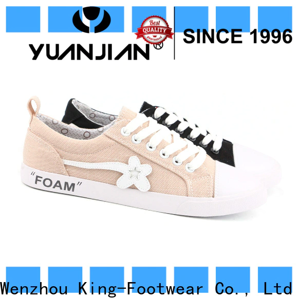 King-Footwear breathable canvas sneakers shoes supplier for men
