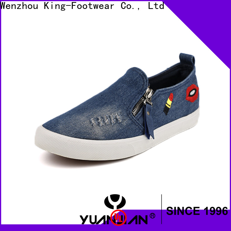 King-Footwear canvas sneakers womens promotion for school