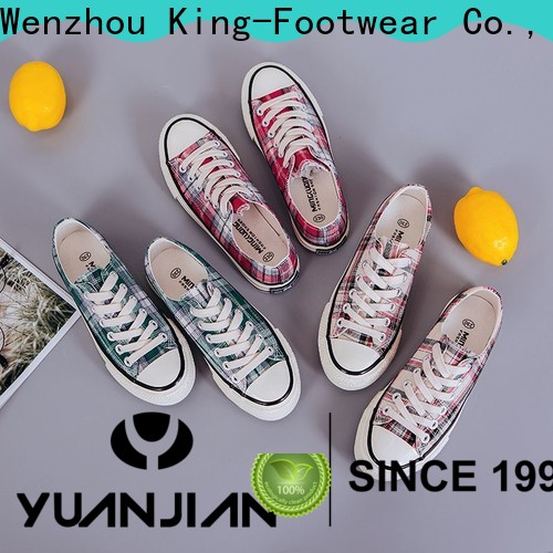 King-Footwear good quality mens canvas shoes cheap factory price for school