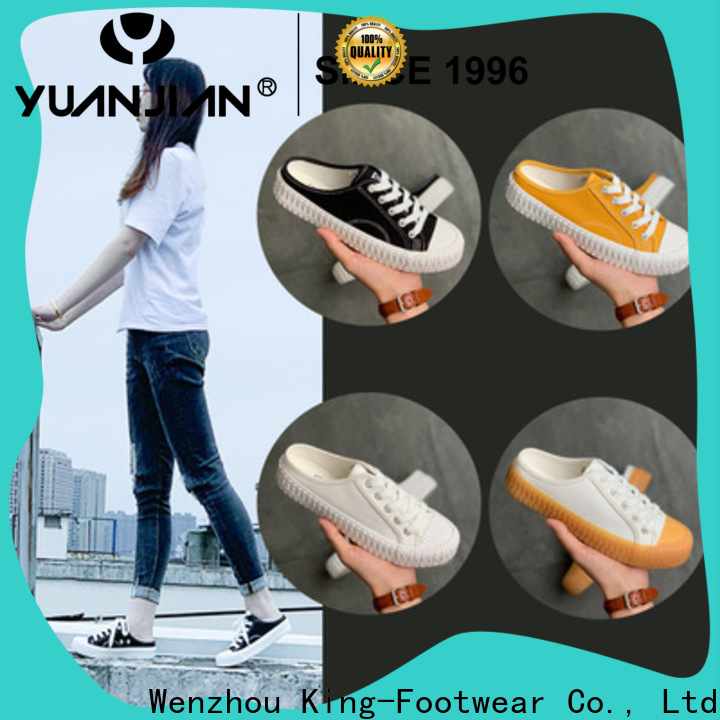 King-Footwear durable denim canvas shoes promotion for working