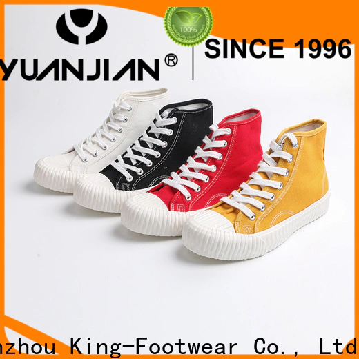 King-Footwear good quality canvas sneakers womens wholesale for school