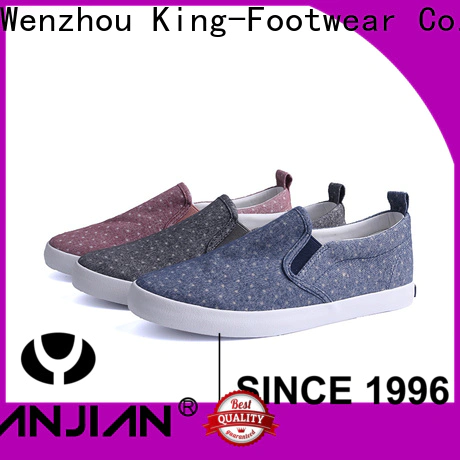 King-Footwear beautiful blank canvas shoes factory price for travel