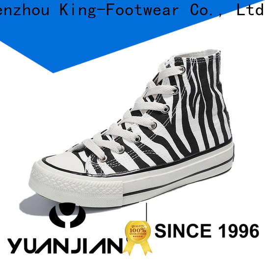 King-Footwear good quality blank canvas shoes manufacturer for school