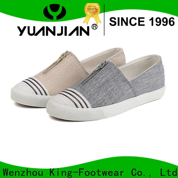 durable canvas slip on shoes manufacturer for travel