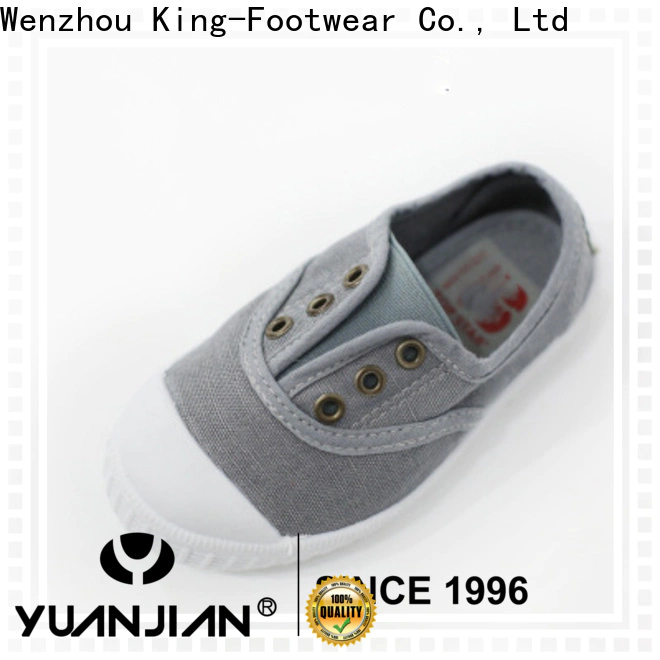 King-Footwear mens canvas slip on shoes promotion for daily life