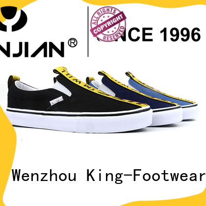 King-Footwear new canvas shoes factory price for school