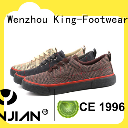 King-Footwear canvas shoes without lace factory price for daily life