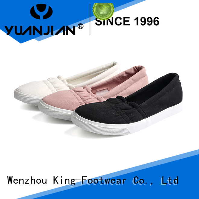 King-Footwear beautiful blank canvas shoes promotion for travel