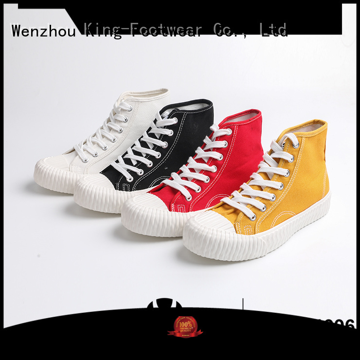 King-Footwear printed canvas shoes manufacturer for working