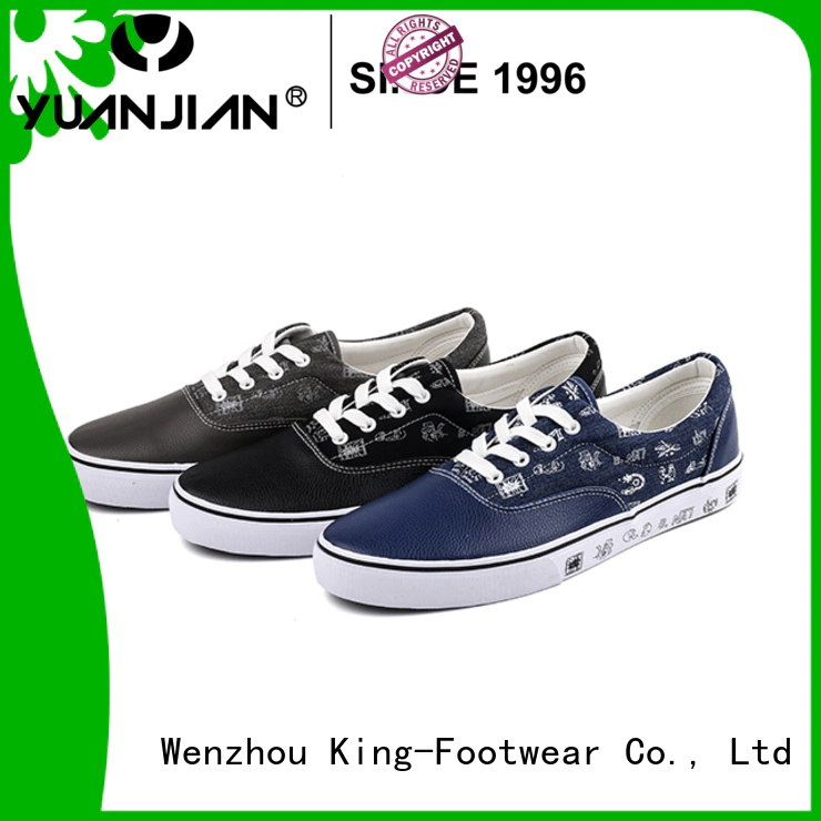 King-Footwear good quality mens canvas shoes cheap promotion for travel