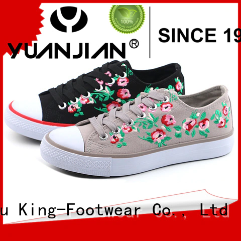 King-Footwear good quality jeans canvas shoes factory price for school