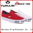 King-Footwear good quality canvas slip on shoes promotion for working