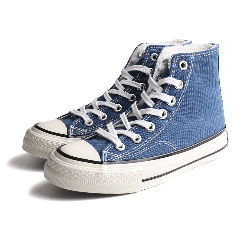 High end high top women's canvas shoes
