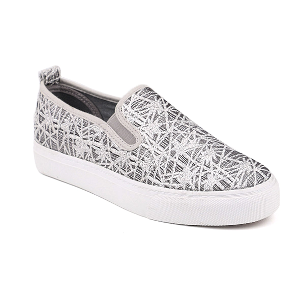 Special material slip on woman's sneakers