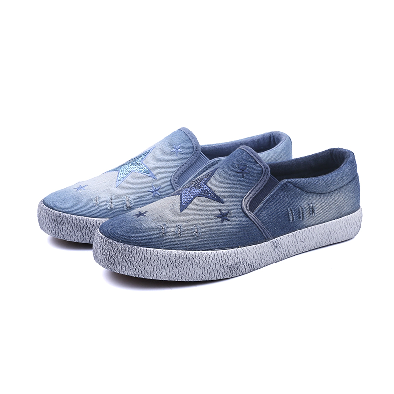 Jeans low cut lady casual shoes