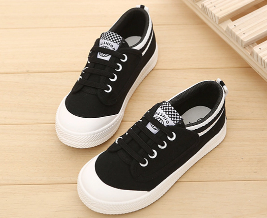 All-match lace up child walking shoes