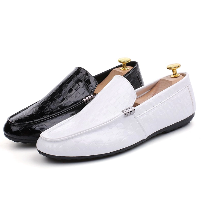 PVC man slip on casual shoes