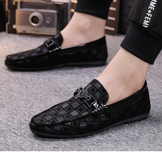 Canvas man slip on casual shoes