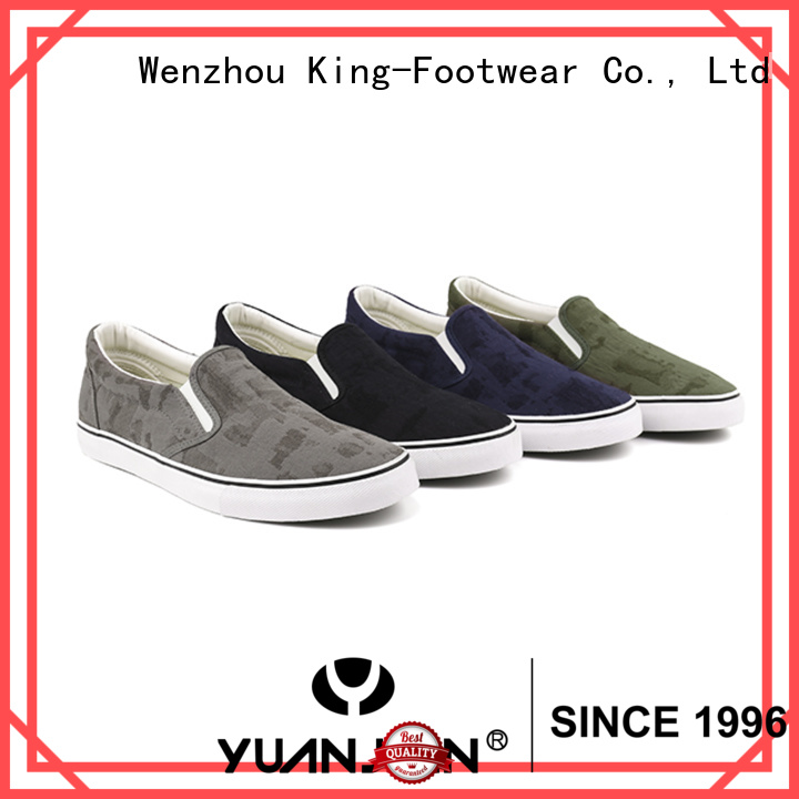 King-Footwear popular vulcanized sole factory price for occasional wearing