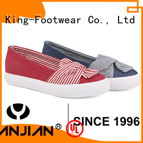 King-Footwear printed canvas shoes factory price for daily life