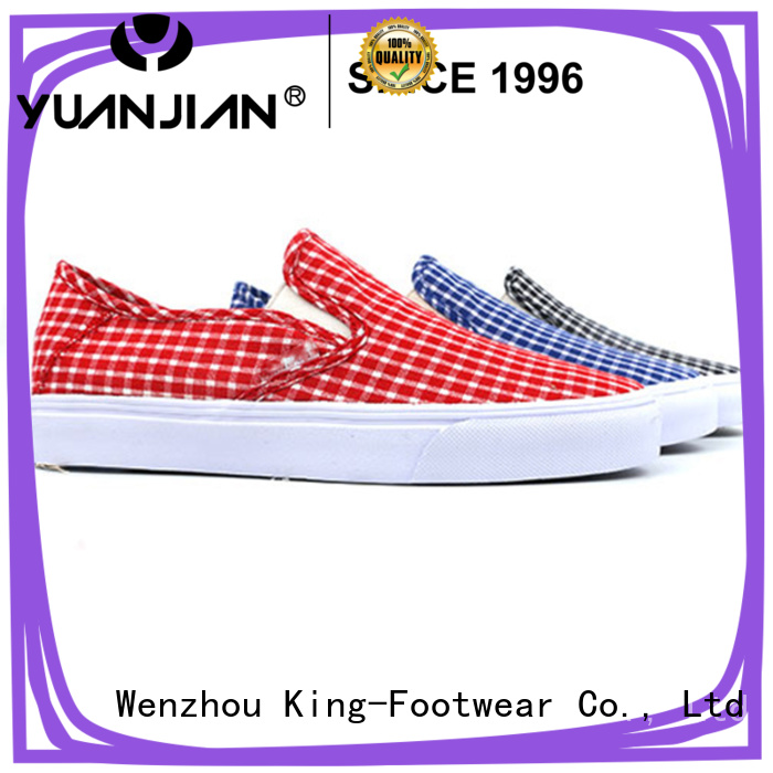 King-Footwear printed canvas shoes wholesale for daily life