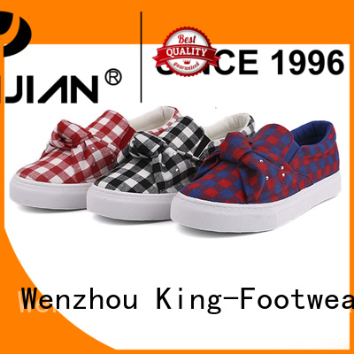 King-Footwear casual slip on shoes design for schooling