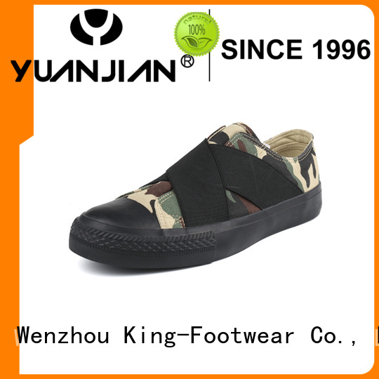 King-Footwear canvas slip on shoes manufacturer for daily life