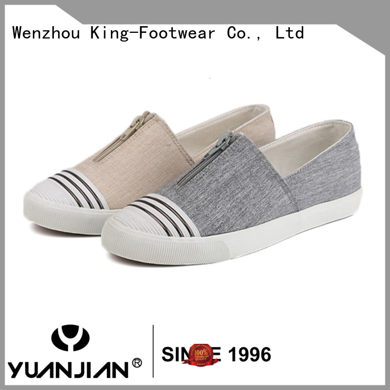 King-Footwear black canvas shoes promotion for travel