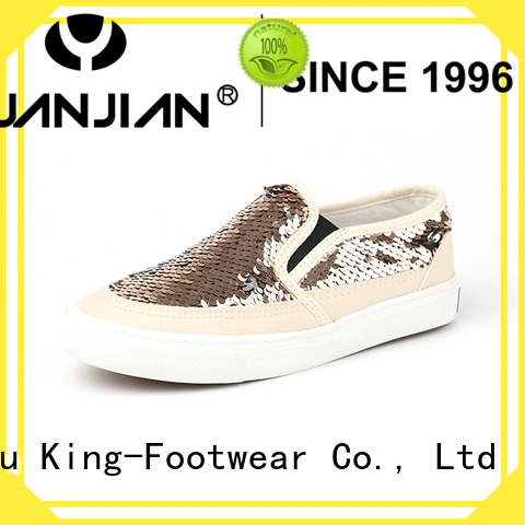 King-Footwear hot sell imitation leather shoes for schooling
