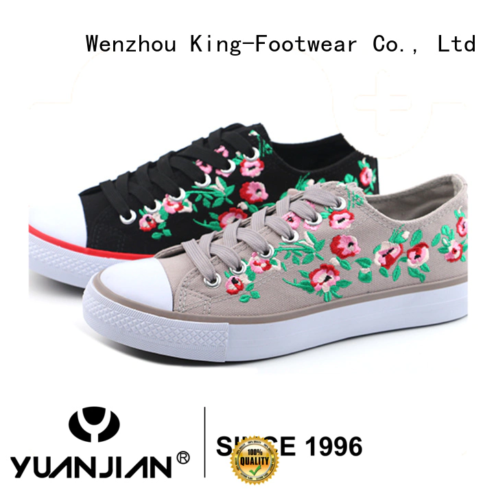 King-Footwear good quality female canvas shoes for working