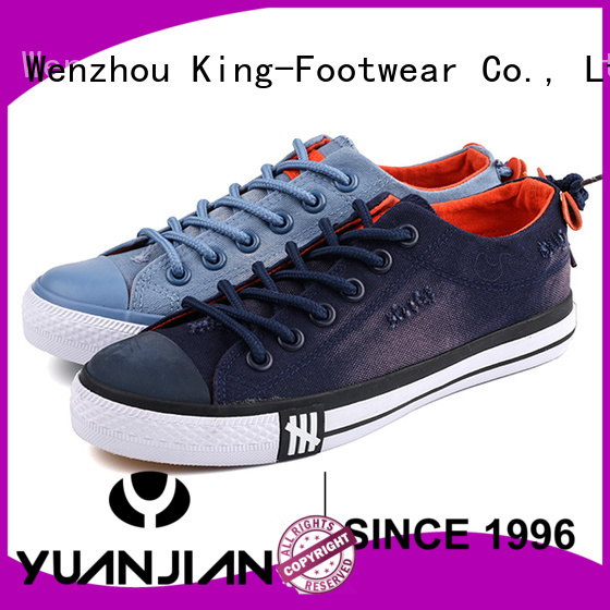 King-Footwear good quality best mens canvas shoes manufacturer for travel