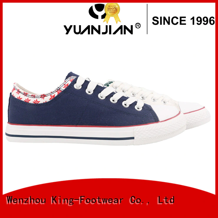 King-Footwear womens canvas trainers manufacturer for travel