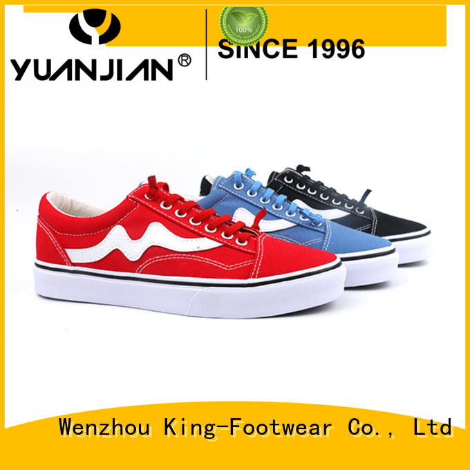 King-Footwear comfortable canvas sneakers womens directly sale for kids
