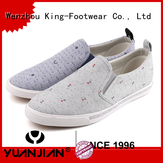 King-Footwear leather canvas shoes factory price for daily life