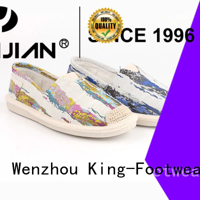 King-Footwear durable blank canvas shoes promotion for travel