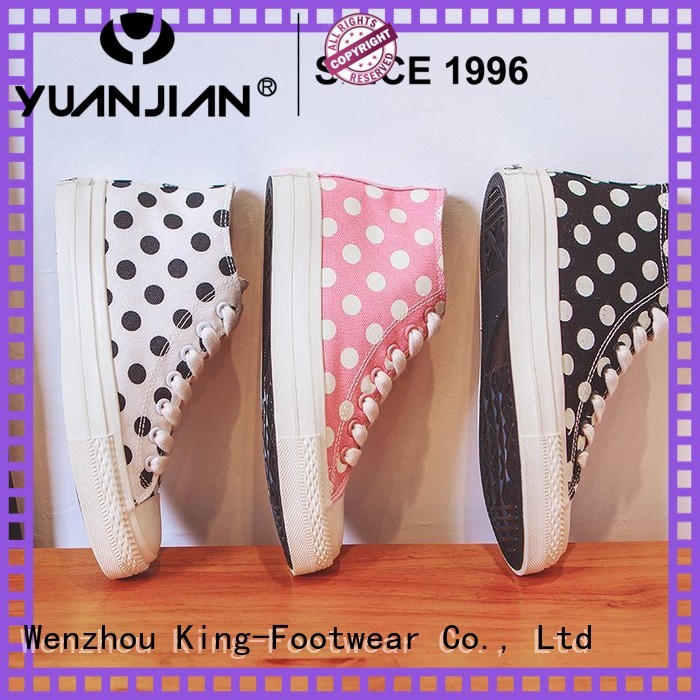 King-Footwear good quality fashion canvas shoes wholesale for school