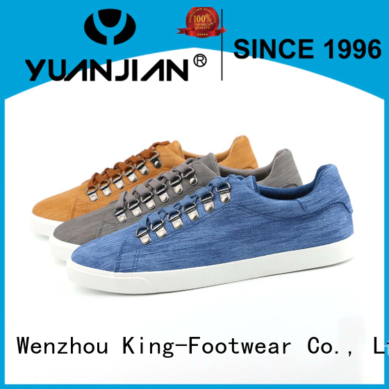 King-Footwear breathable white sneaker directly sale for children