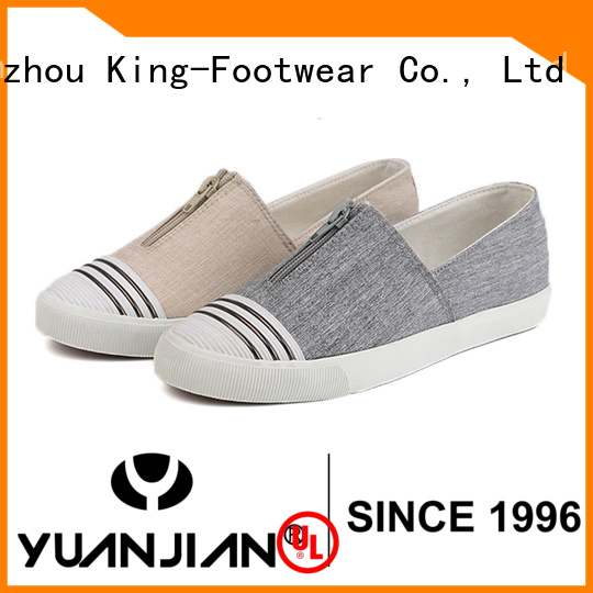 King-Footwear hot sell cheap canvas shoes factory price for school