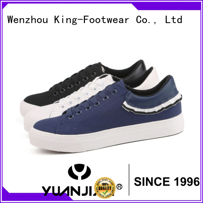 King-Footwear good quality blank canvas shoes promotion for daily life
