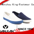 King-Footwear durable mens canvas sneakers manufacturer for working