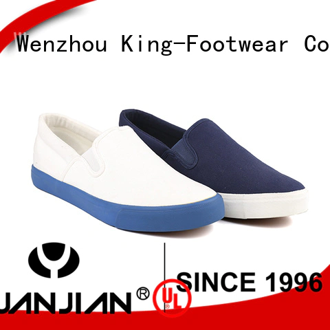 King-Footwear durable mens canvas sneakers manufacturer for working