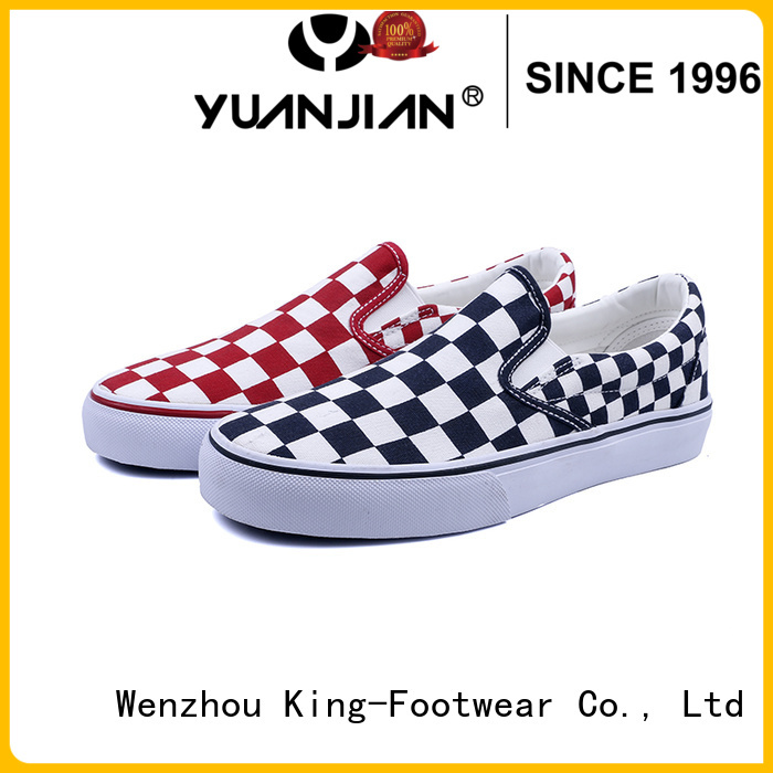 King-Footwear hot sell comfortable canvas shoes manufacturer for working