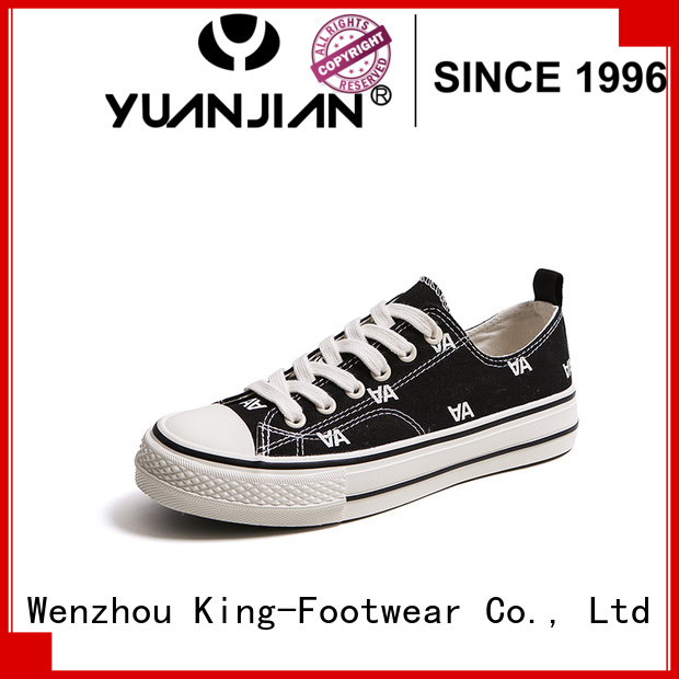 King-Footwear good quality canvas sneakers womens factory price for working