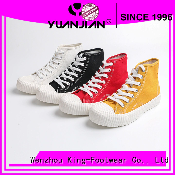 King-Footwear durable latest canvas shoes wholesale for working