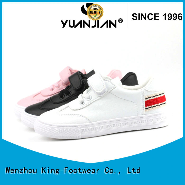 King-Footwear pu leather shoes supplier for schooling